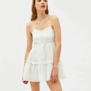 Urban Outfitters White Hanna Mini Dress